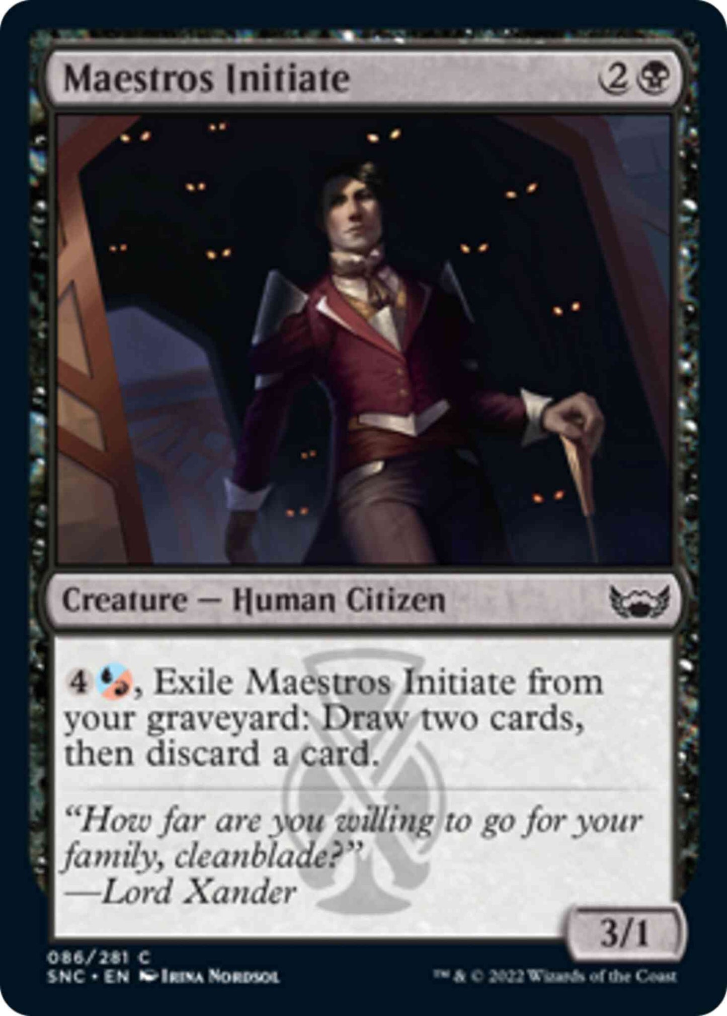 Maestros Initiate [86] [Streets of New Capenna] [Non-Foil]