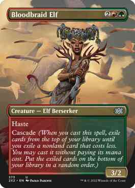 Bloodbraid Elf [373] [Borderless] [Double Masters 2022] [Non-Foil]
