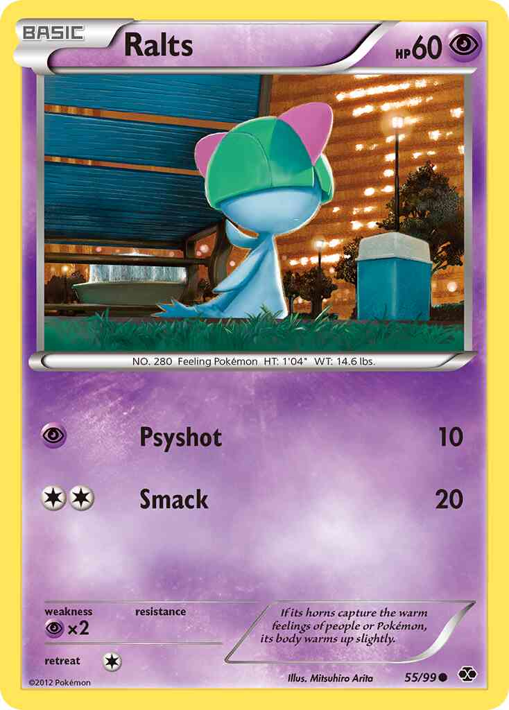 Ralts - 55/99 - Common [bw4-55] [Reverse Holo]