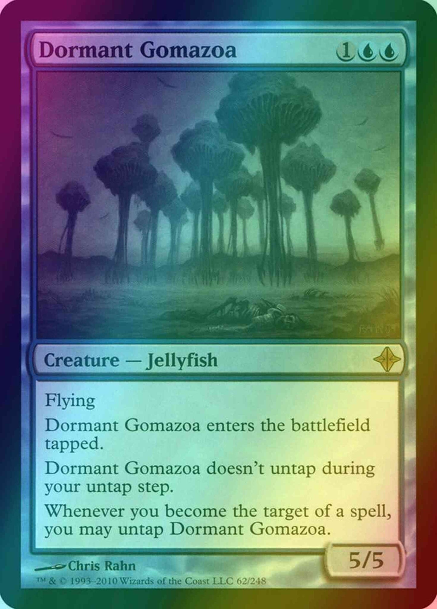 Dormant Gomazoa [62] [Rise Of The Eldrazi] [Foil]