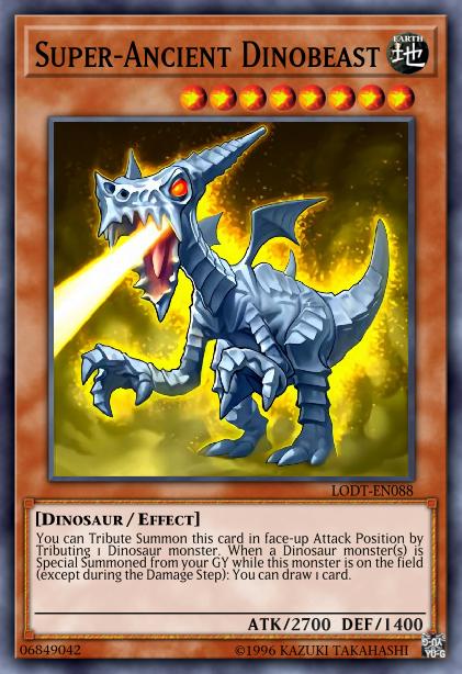 Super-Ancient Dinobeast - LODT-EN088 - Ultra Rare - 1st Edition
