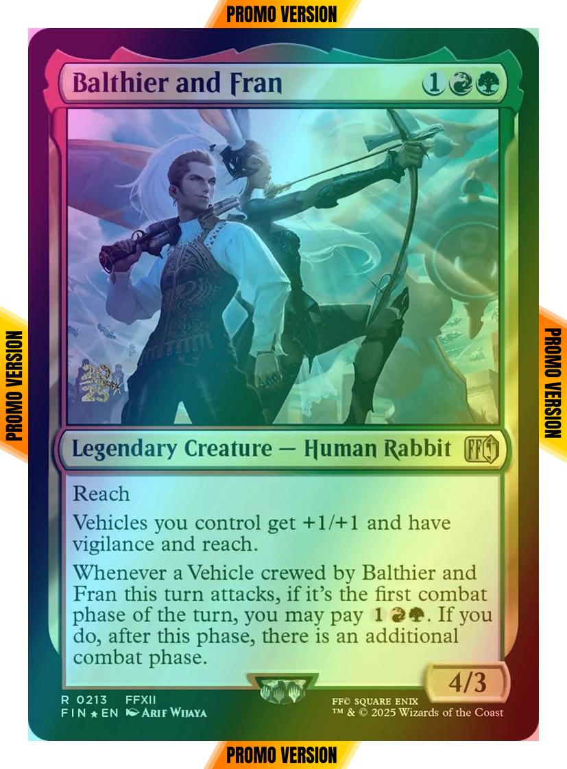 Balthier and Fran [213s] [Prerelease] [FINAL FANTASY: Promos] [Foil]