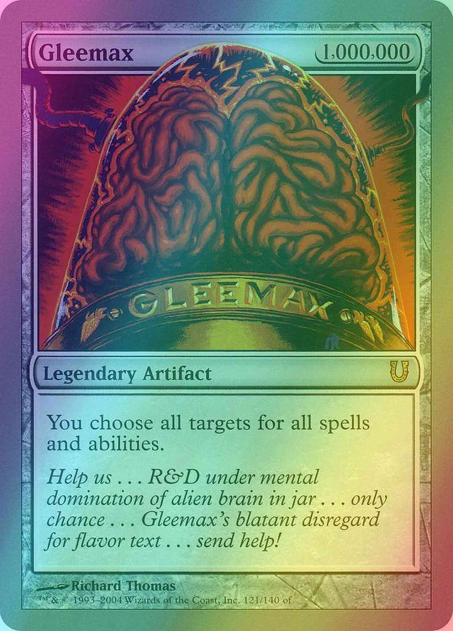 Gleemax [121] [Unhinged] [Foil]