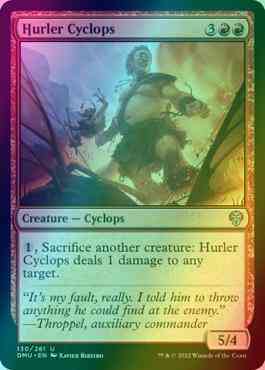 Hurler Cyclops [130] [Dominaria United] [Foil]