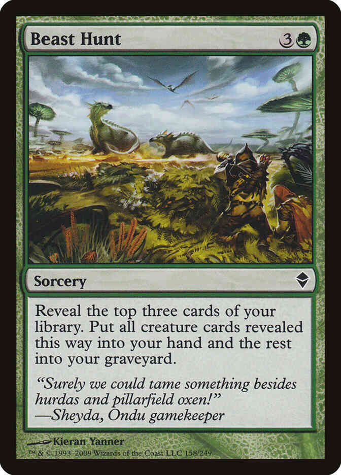 Beast Hunt [158] [Zendikar] [Non-Foil]