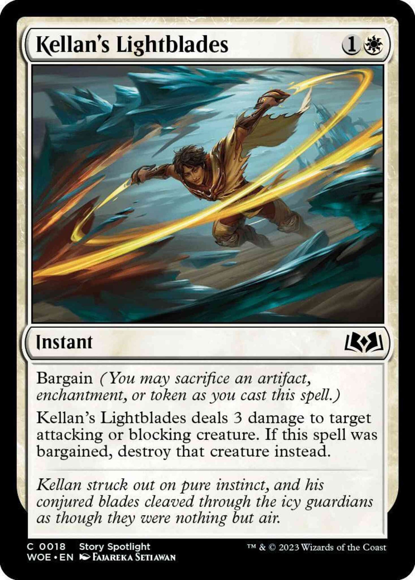 Kellan's Lightblades [18] [Wilds of Eldraine] [Non-Foil]