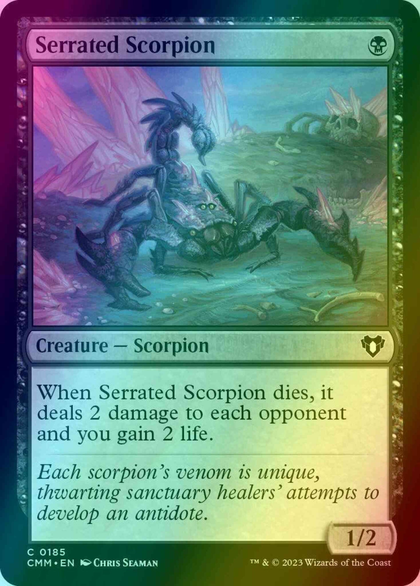Serrated Scorpion [185] [Commander Masters] [Foil]