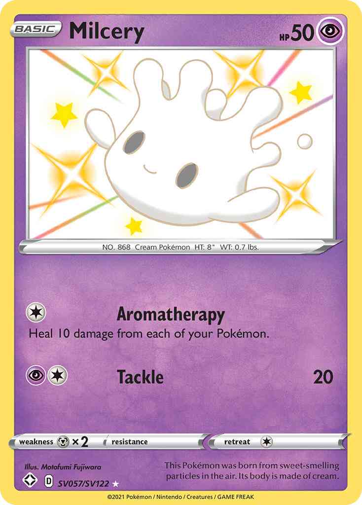 Milcery - SV057/SV122 - Rare Shiny [swsh45sv-SV057] [Holo]