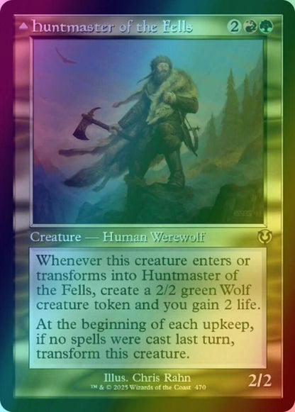 Huntmaster of the Fells // Ravager of the Fells [470] [Retro Frame] [Innistrad Remastered] [Foil]