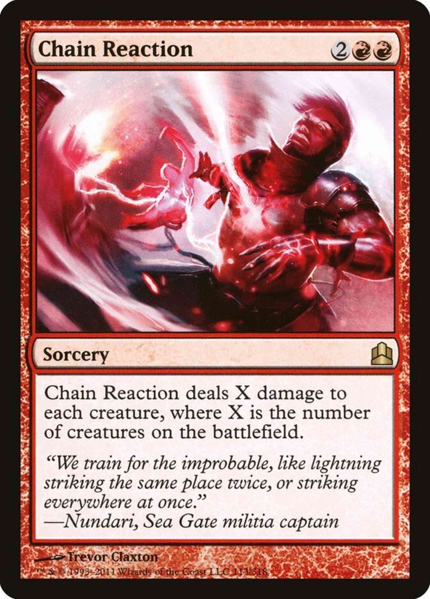 Chain Reaction [113] [Commander 2011] [Non-Foil]