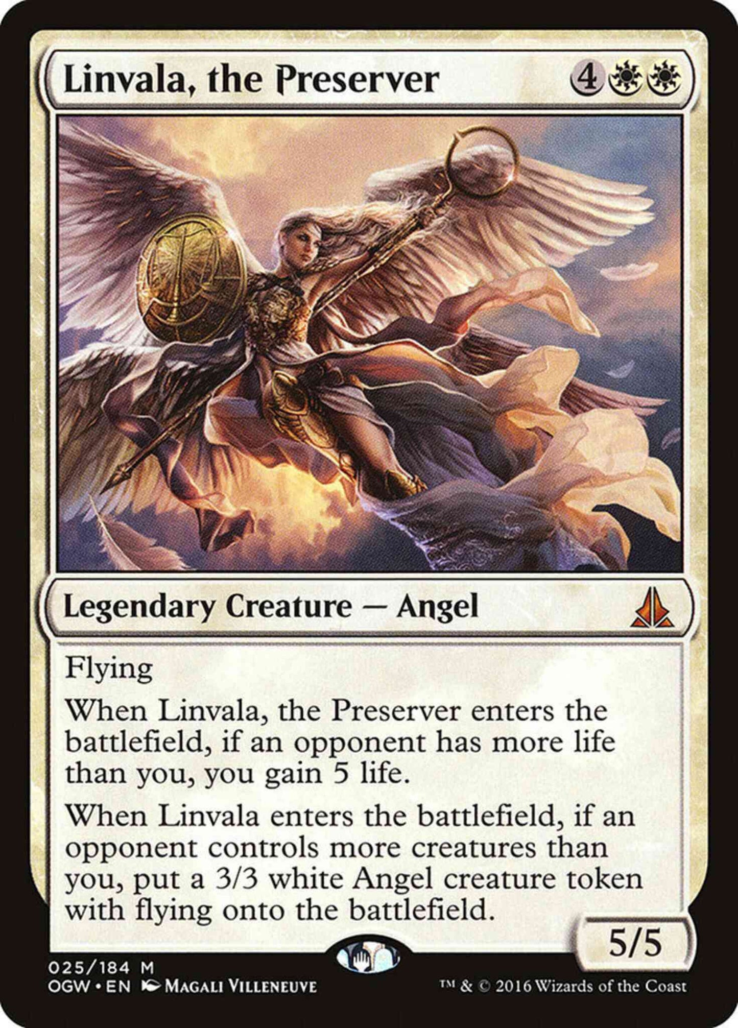 Linvala, the Preserver [25] [Oath of the Gatewatch] [Non-Foil]