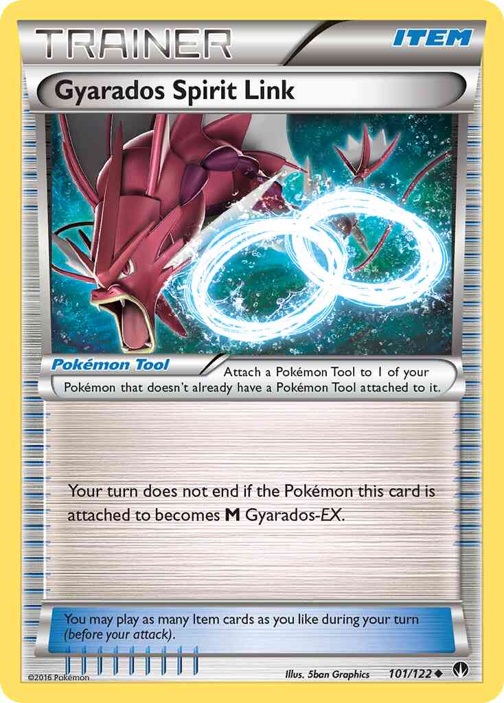 Gyarados Spirit Link - 101/122 - Uncommon [xy9-101] [Non-Holo]