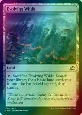 Evolving Wilds [261] [The Brothers' War] [Foil]