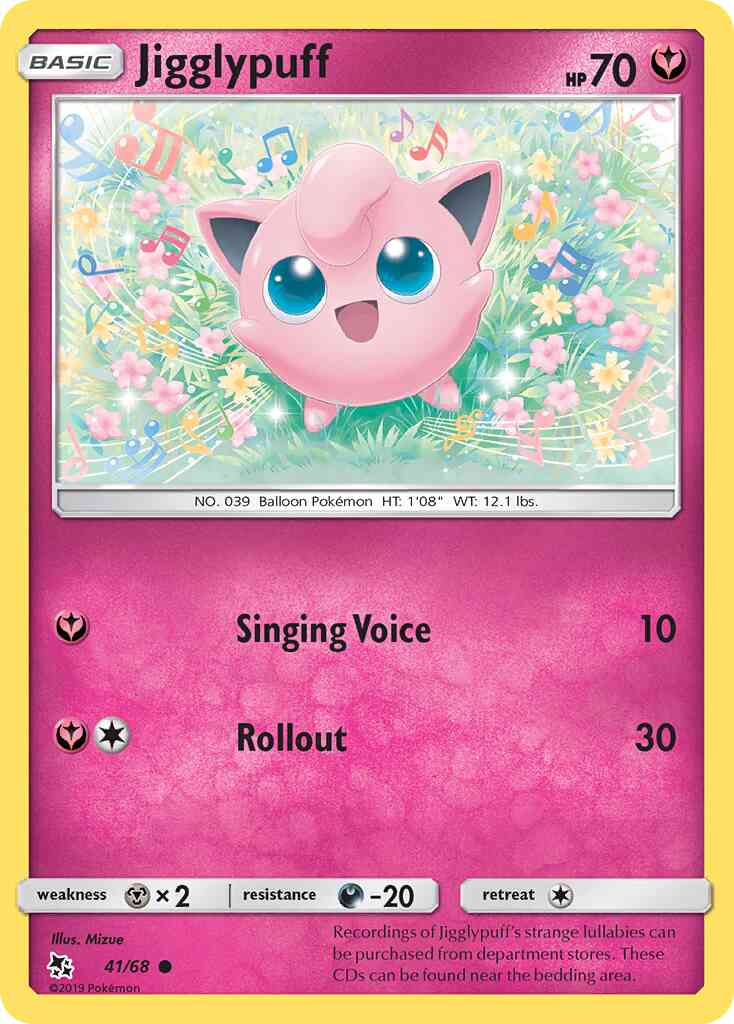 Jigglypuff - 41/68 - Common [sm115-41] [Reverse Holo]