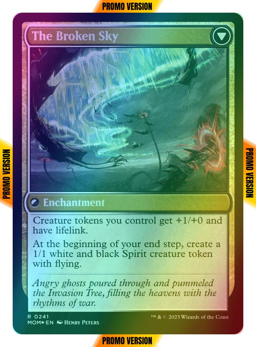 Invasion of Tolvada // The Broken Sky [241s] [Prerelease] [March of the Machine: Promos] [Foil]