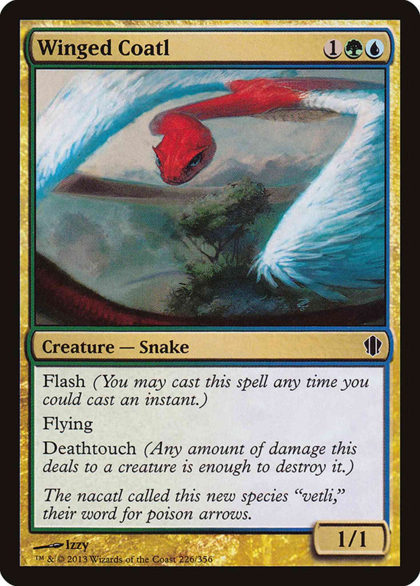 Winged Coatl [226] [Commander 2013] [Non-Foil]