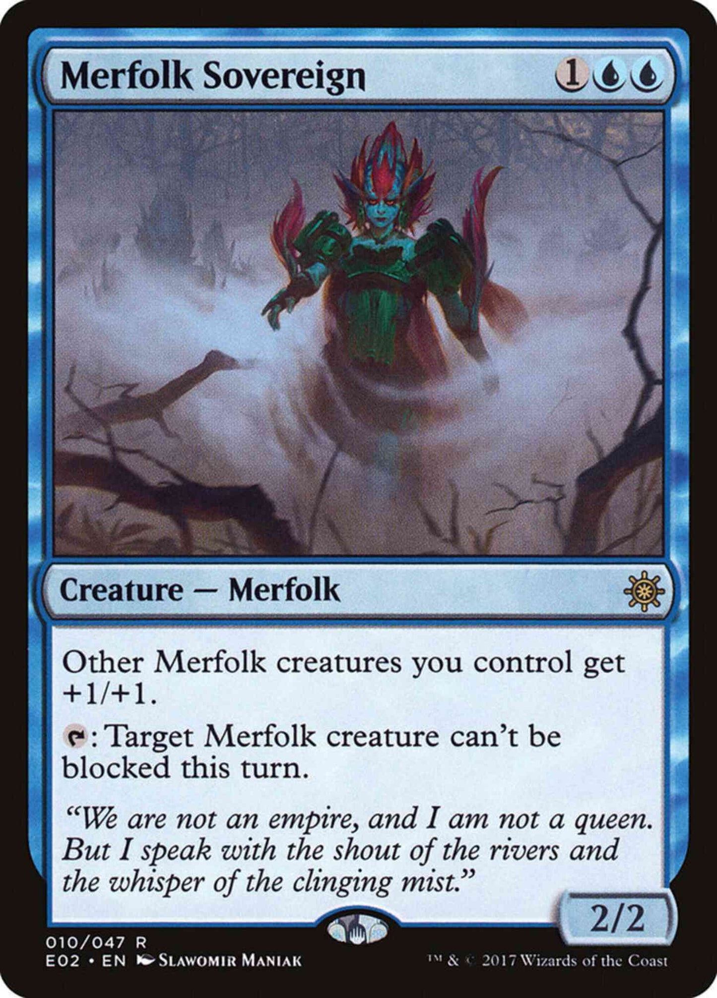 Merfolk Sovereign [10] [Explorers of Ixalan] [Non-Foil]
