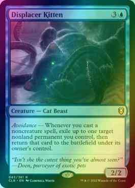Displacer Kitten [63] [Commander Legends: Battle for Baldur's Gate] [Foil]