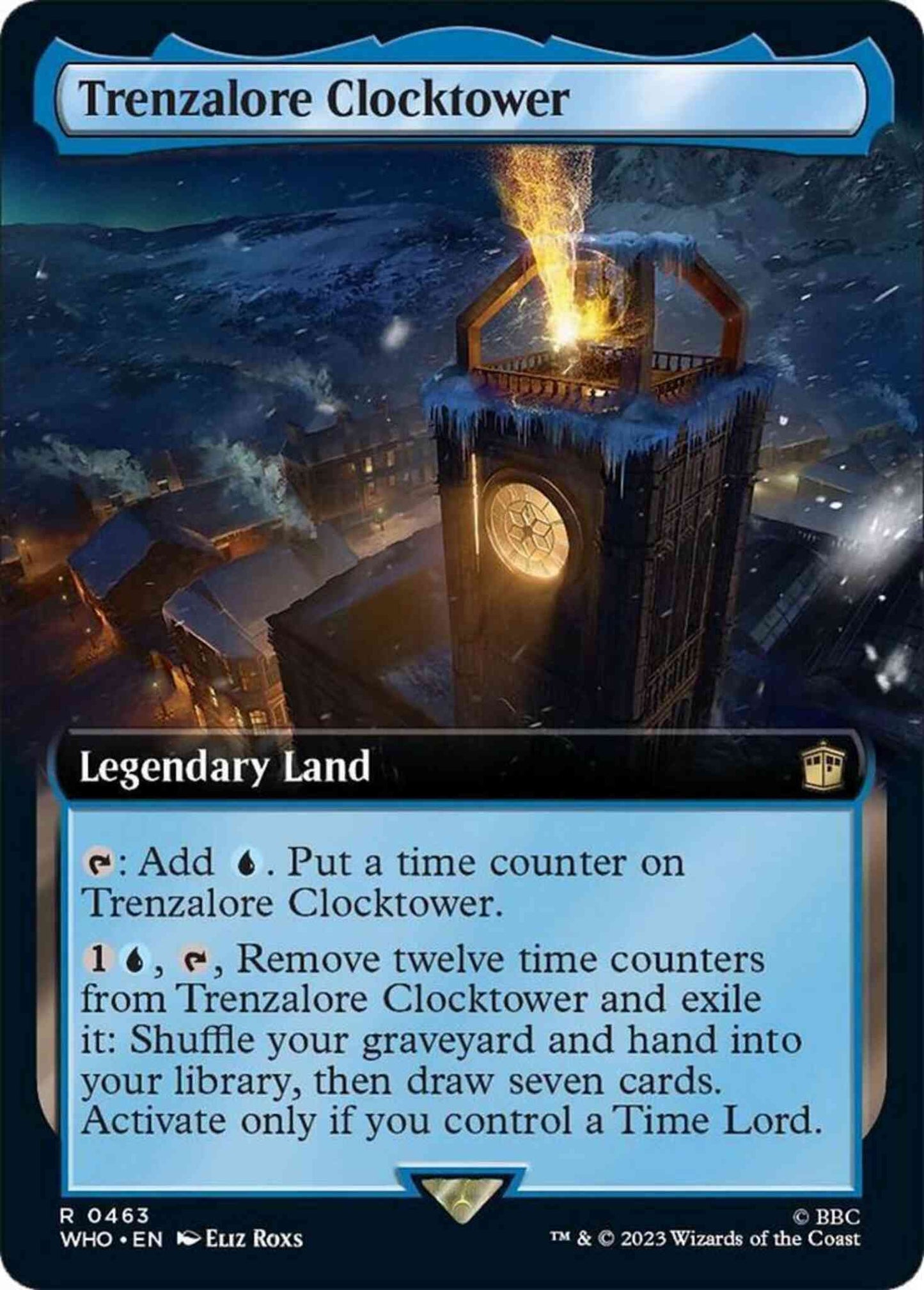 Trenzalore Clocktower [463] [Extended Art] [Universes Beyond: Doctor Who] [Non-Foil]