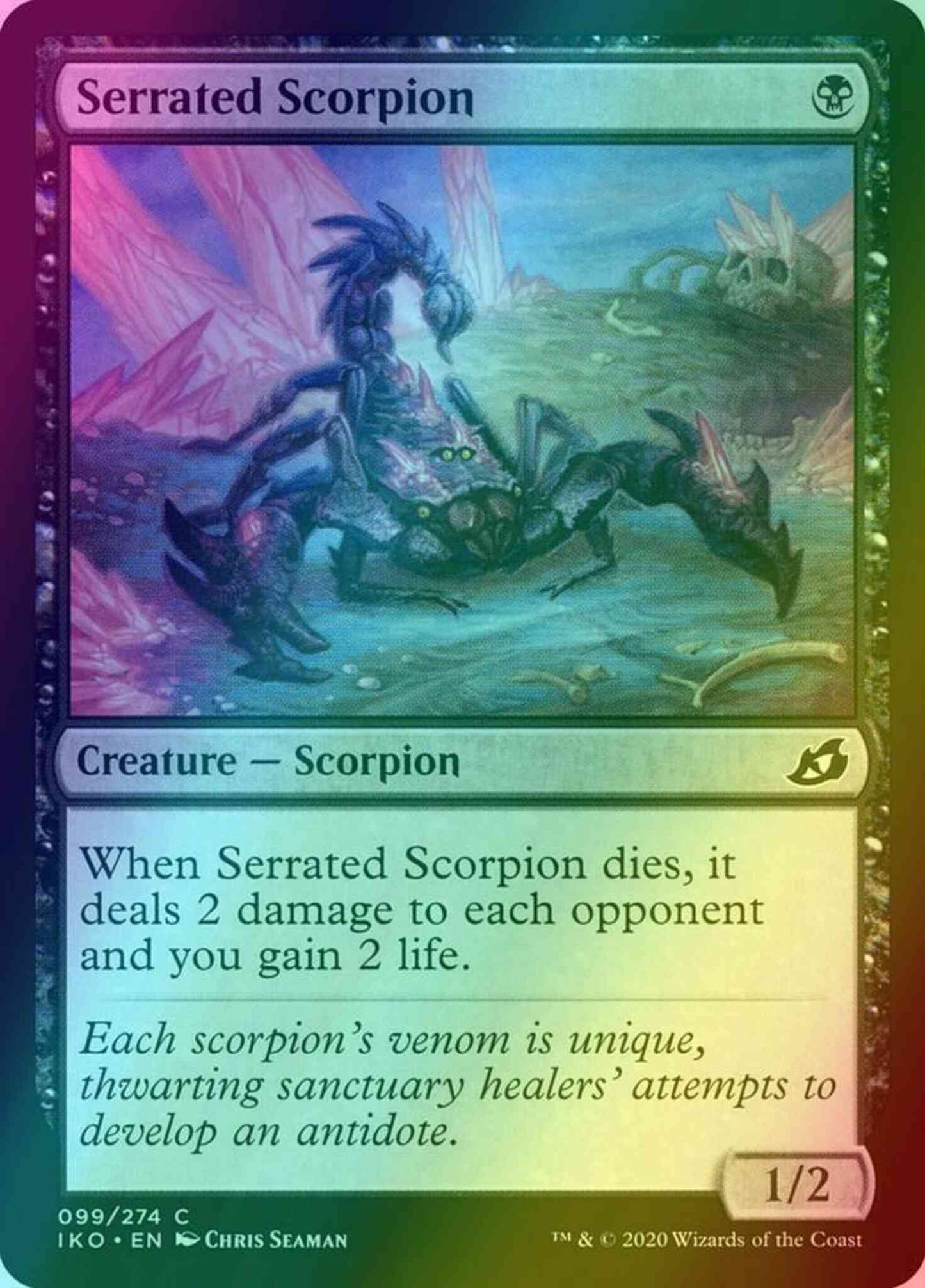 Serrated Scorpion [99] [Ikoria: Lair of Behemoths] [Foil]