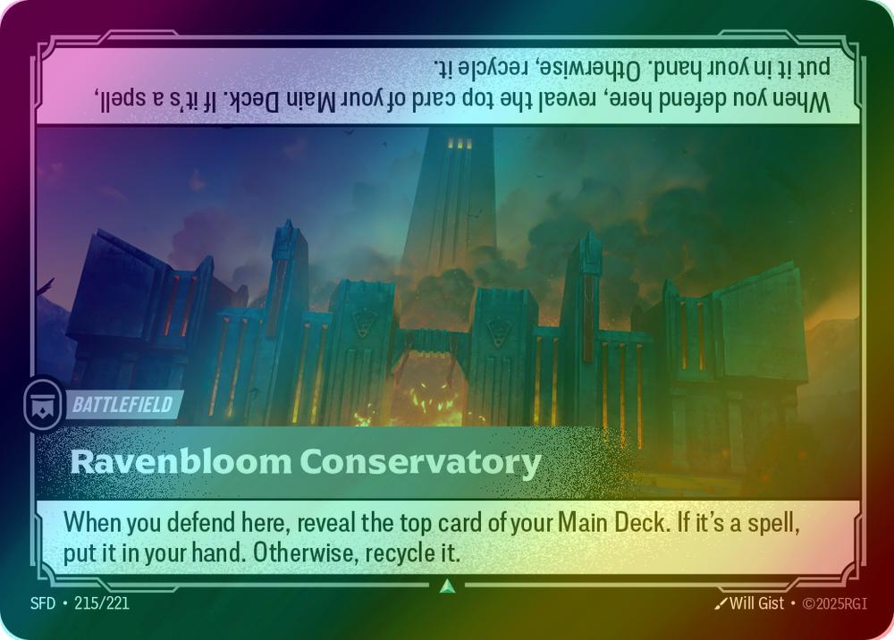 Ravenbloom Conservatory - 215/221 [Spiritforged] [Foil]