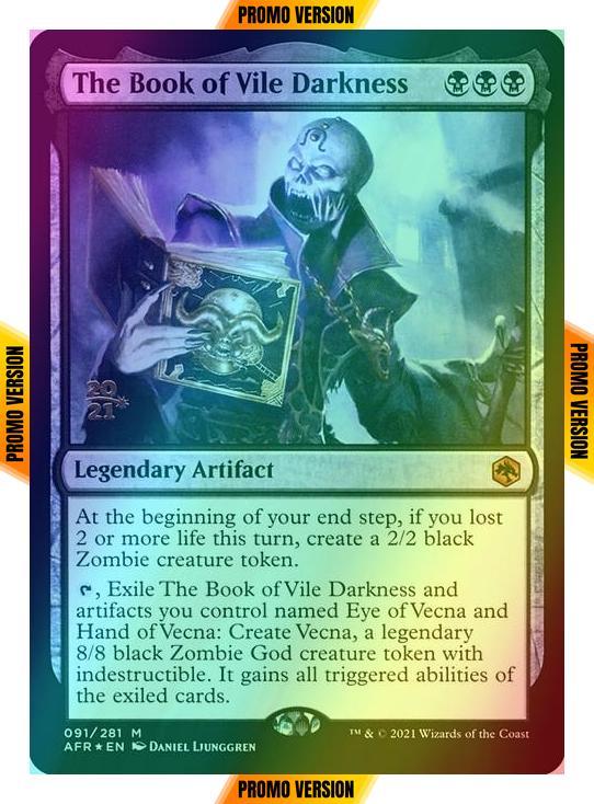 The Book of Vile Darkness [Prerelease] [91s] [Adventures in the Forgotten Realms Promos] [Foil]