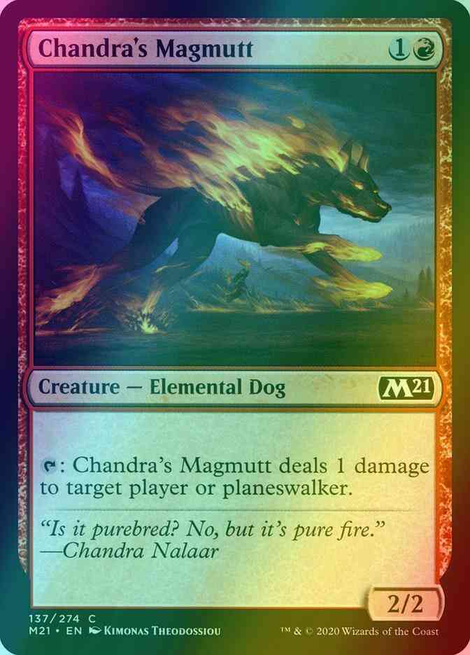 Chandra's Magmutt [137] [Core Set 2021] [Foil]