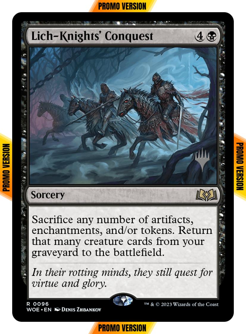 Lich-Knights' Conquest [96p] [Promo Pack] [Wilds of Eldraine: Promos] [Non-Foil]