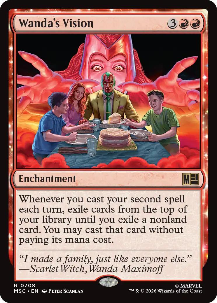 Wanda's Vision [708] [Jumpstart] [Marvel Super Heroes: Commander] [Non-Foil]