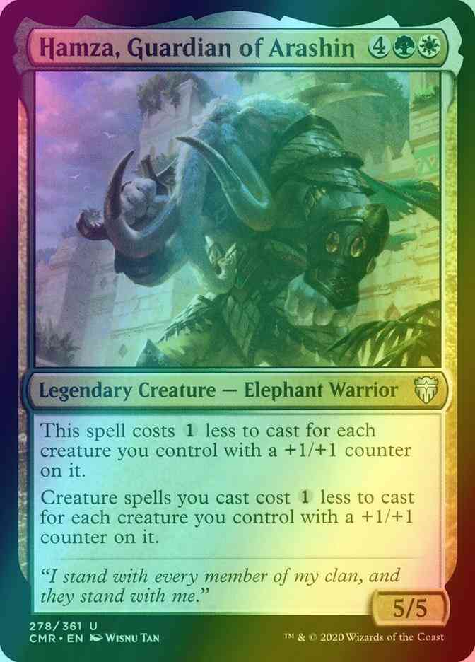 Hamza, Guardian of Arashin [278] [Commander Legends] [Foil]