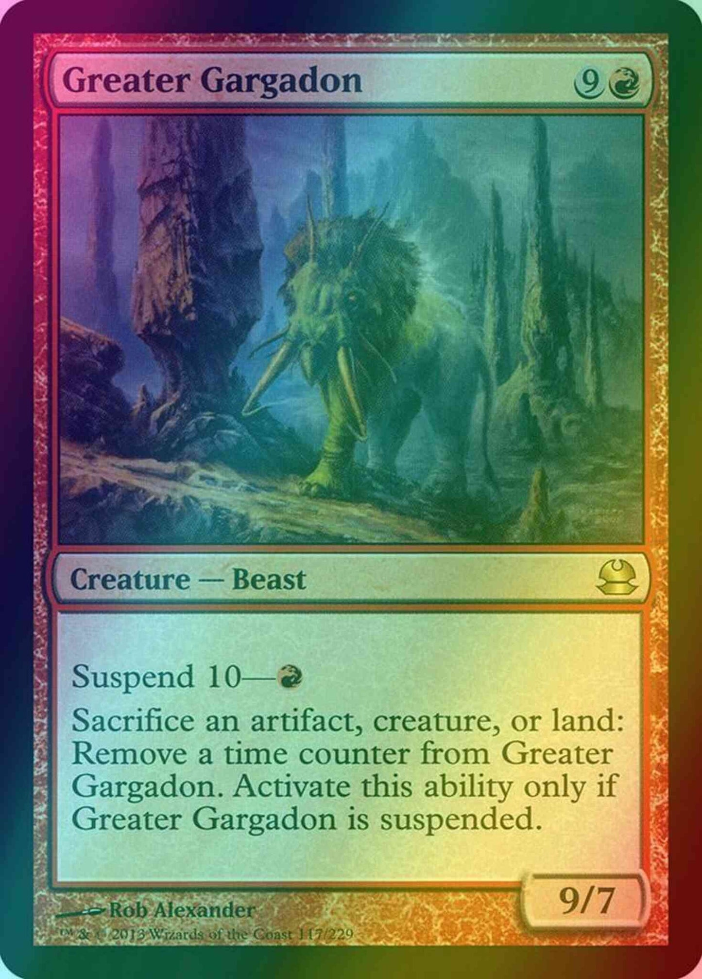 Greater Gargadon [117] [Modern Masters] [Foil]