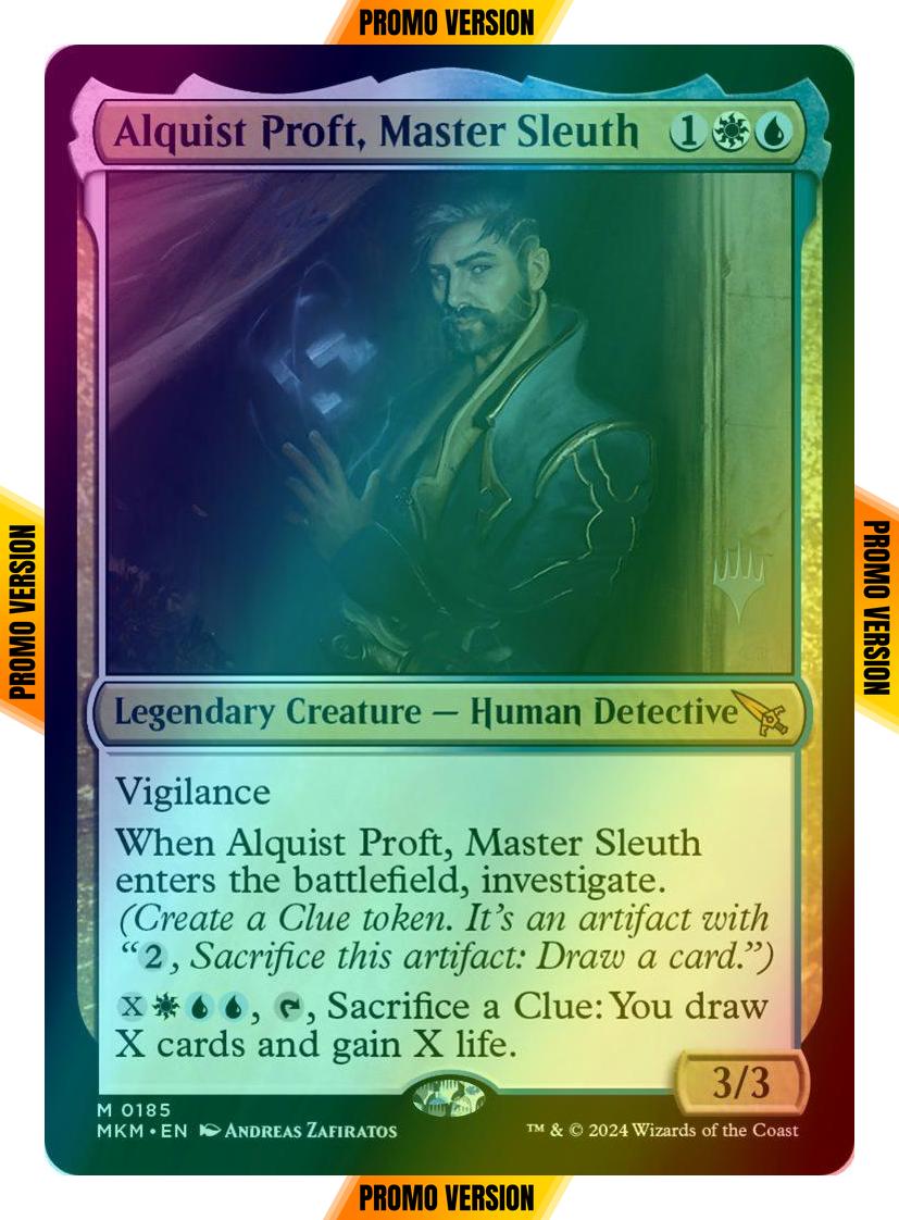 Alquist Proft, Master Sleuth [185p] [Promo Pack] [Murders at Karlov Manor: Promos] [Foil]