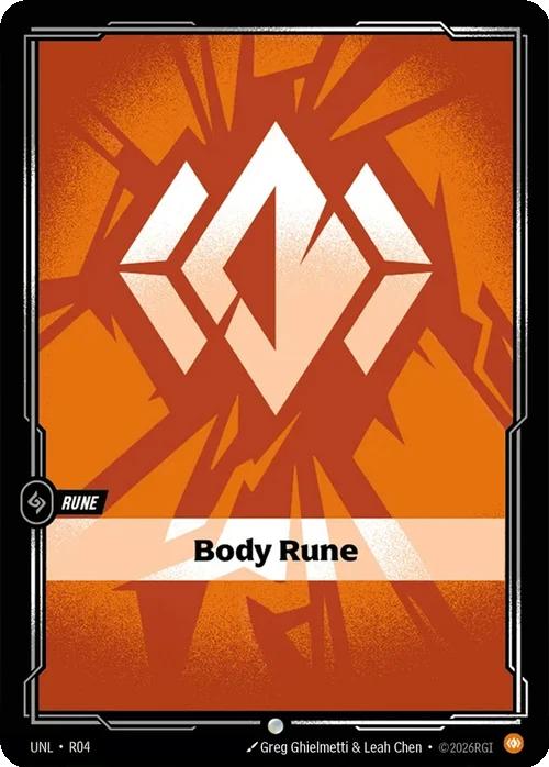 Body Rune - R04 [Unleashed] [Non-Foil]