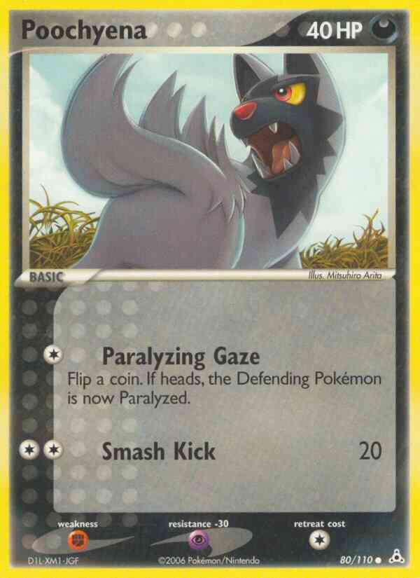 Poochyena - 80/110 - Common [ex13-80] [Reverse Holo]