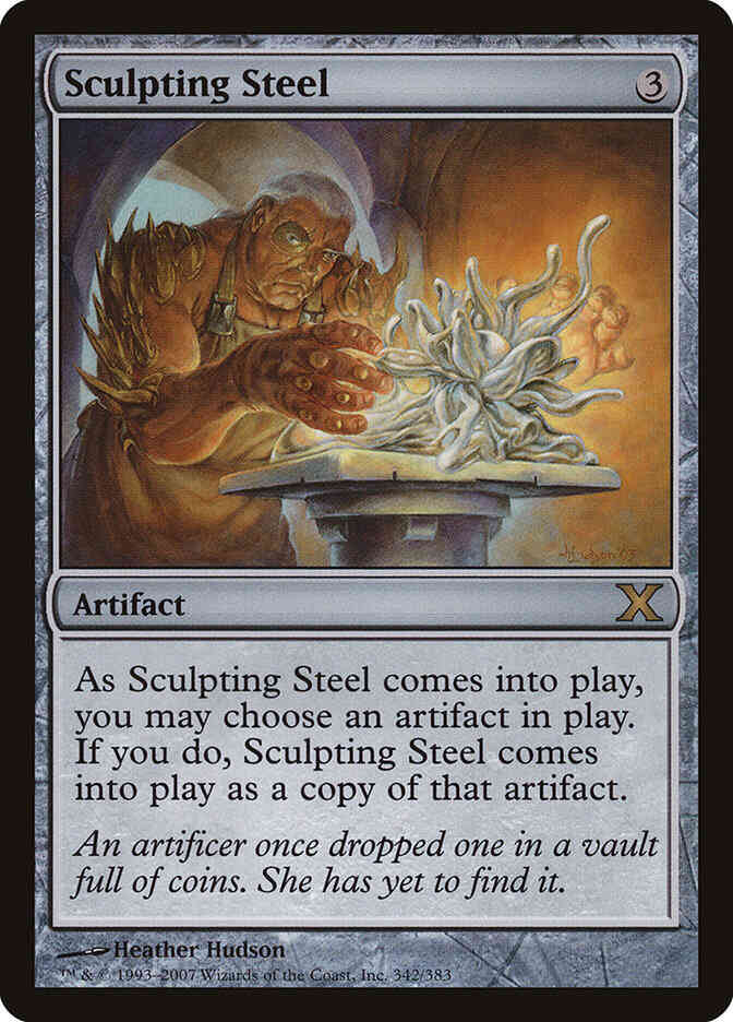 Sculpting Steel [342] [Tenth Edition] [Non-Foil]
