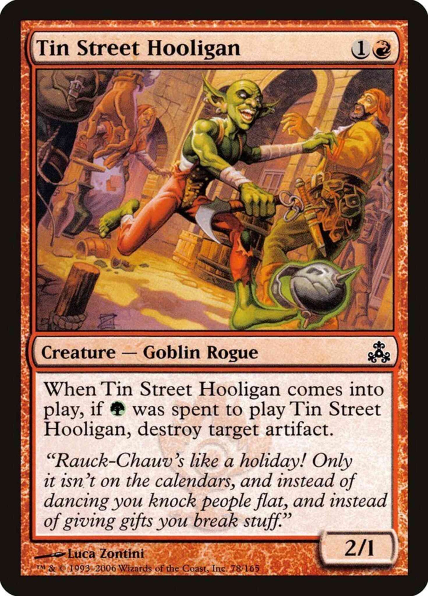 Tin Street Hooligan [78] [Guildpact] [Non-Foil]