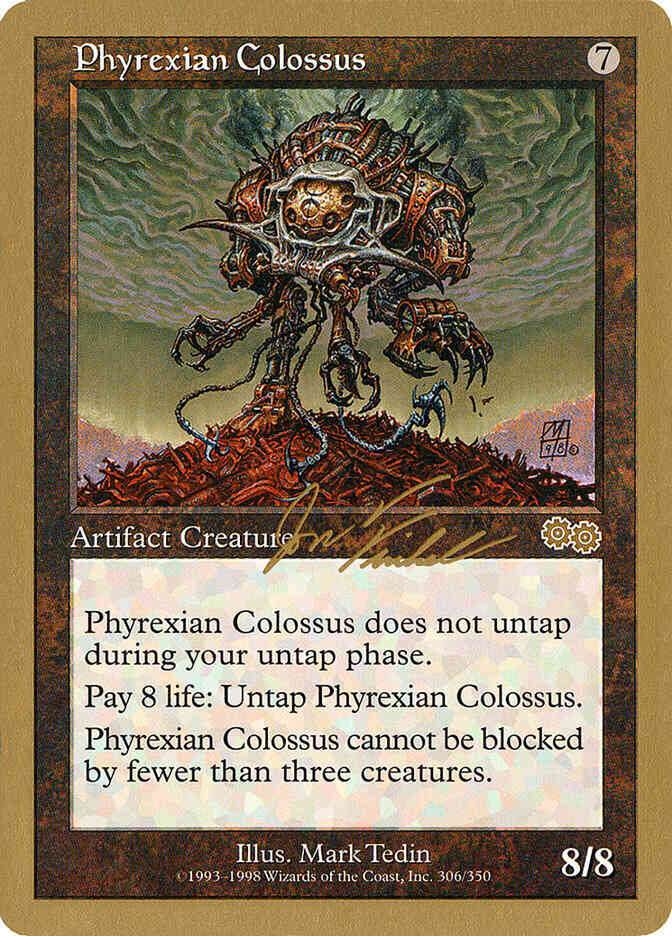 Phyrexian Colossus [jf306a] [World Championship Decks 2000] [Non-Foil]