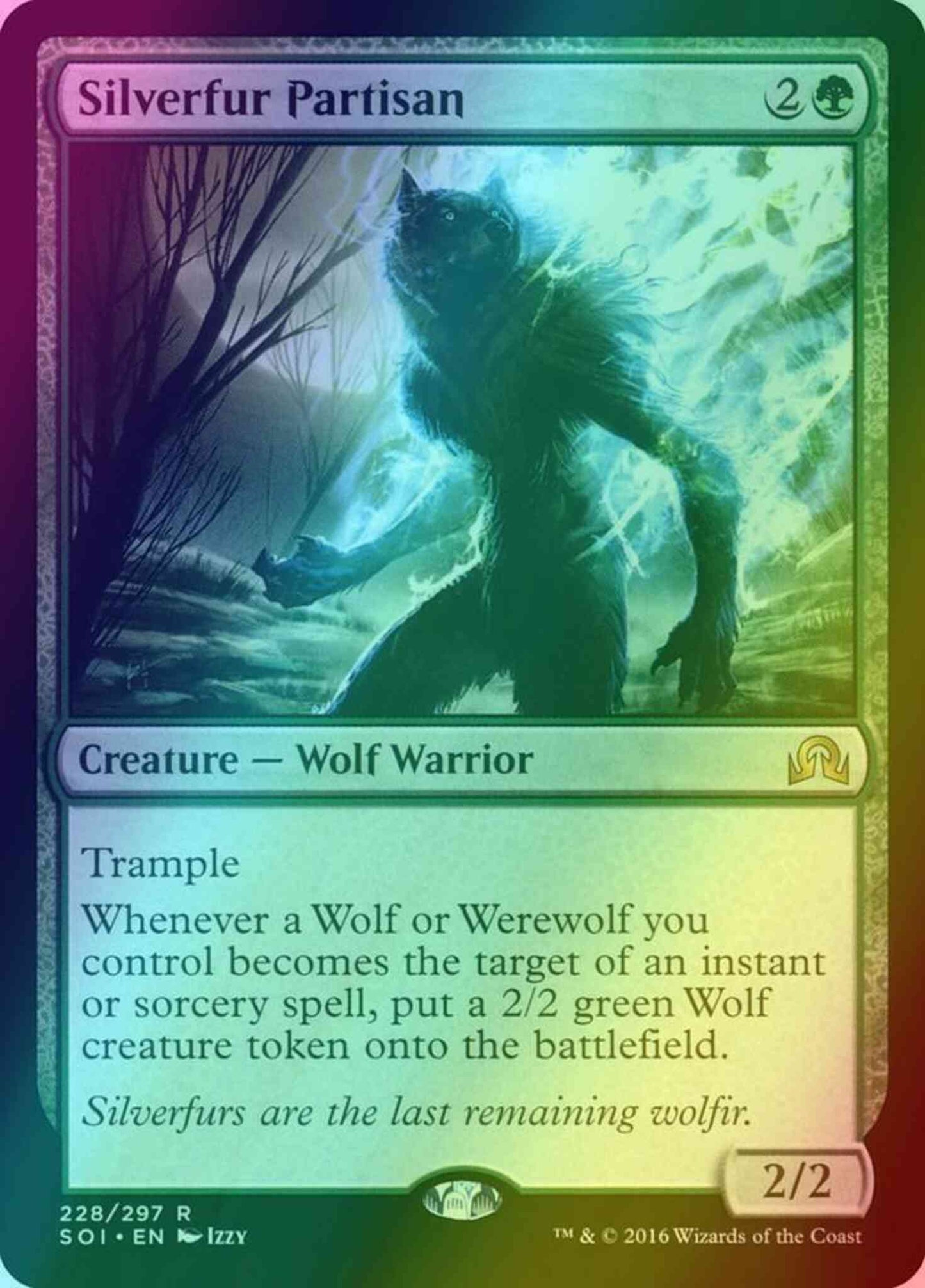 Silverfur Partisan [228] [Shadows over Innistrad] [Foil]