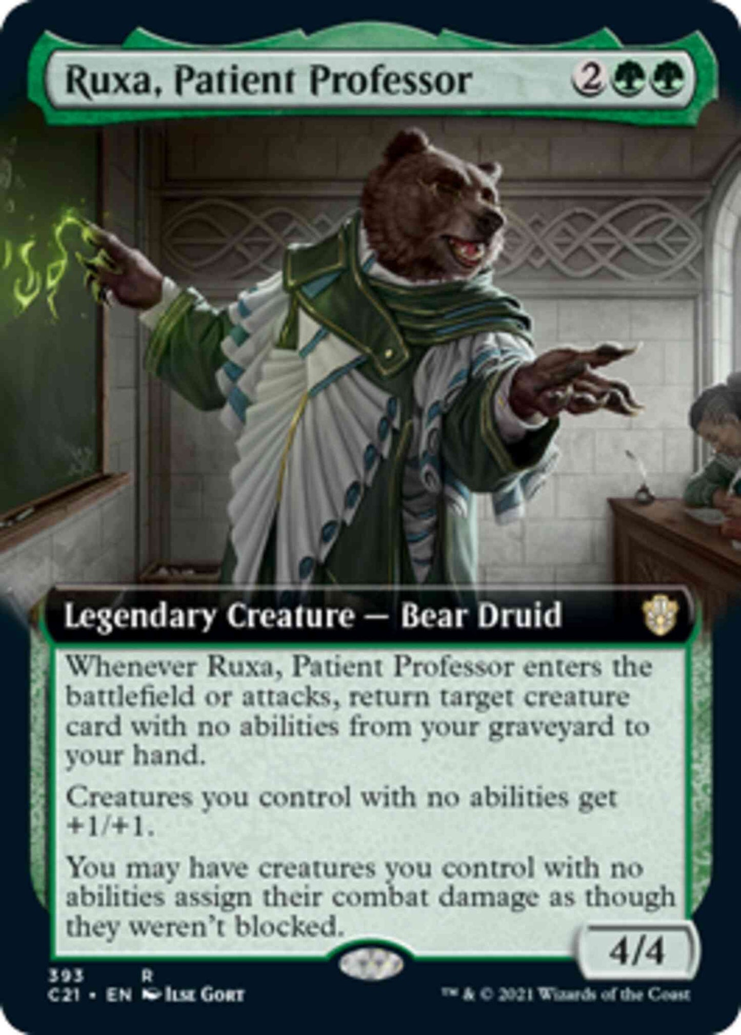 Ruxa, Patient Professor [393] [Extended Art] [Commander 2021] [Non-Foil]