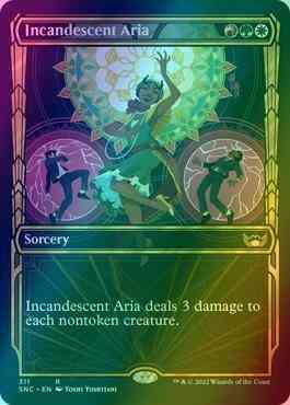 Incandescent Aria [311] [Golden Age Showcase] [Streets of New Capenna] [Foil]
