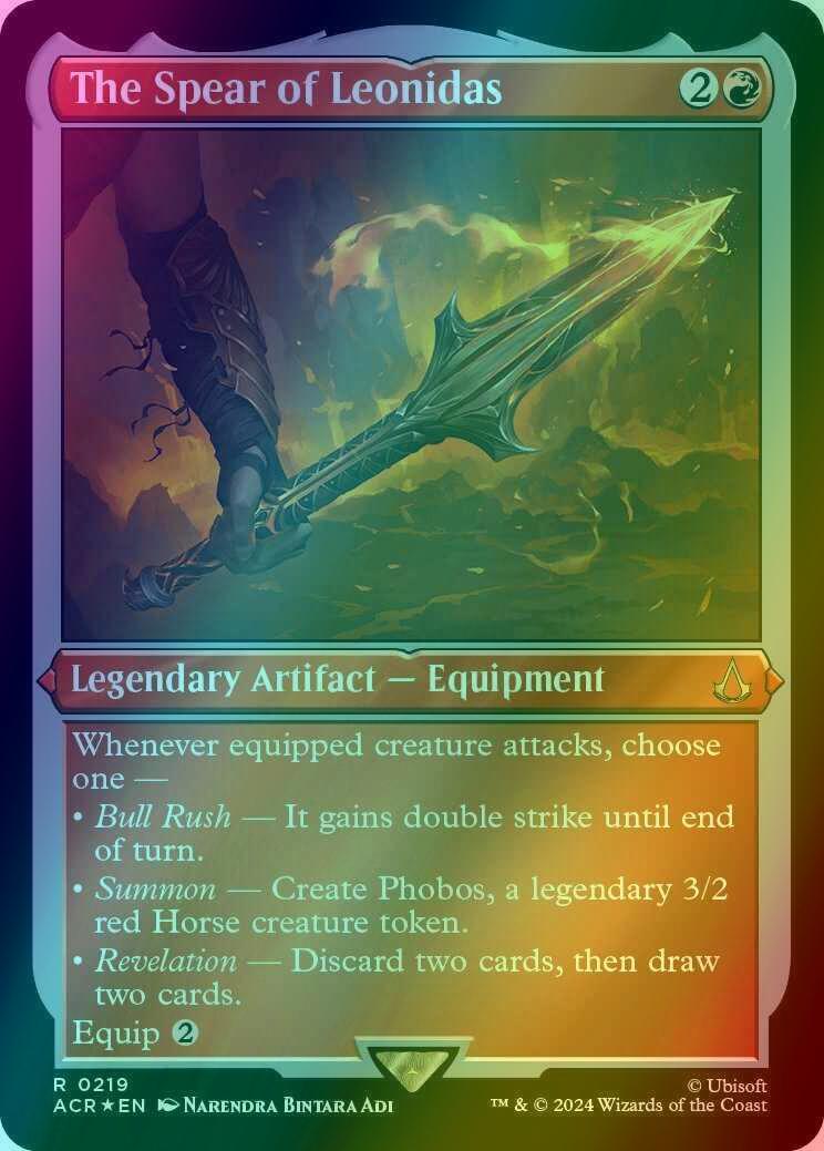The Spear of Leonidas [219] [Assassin's Creed] [Etched Foil]