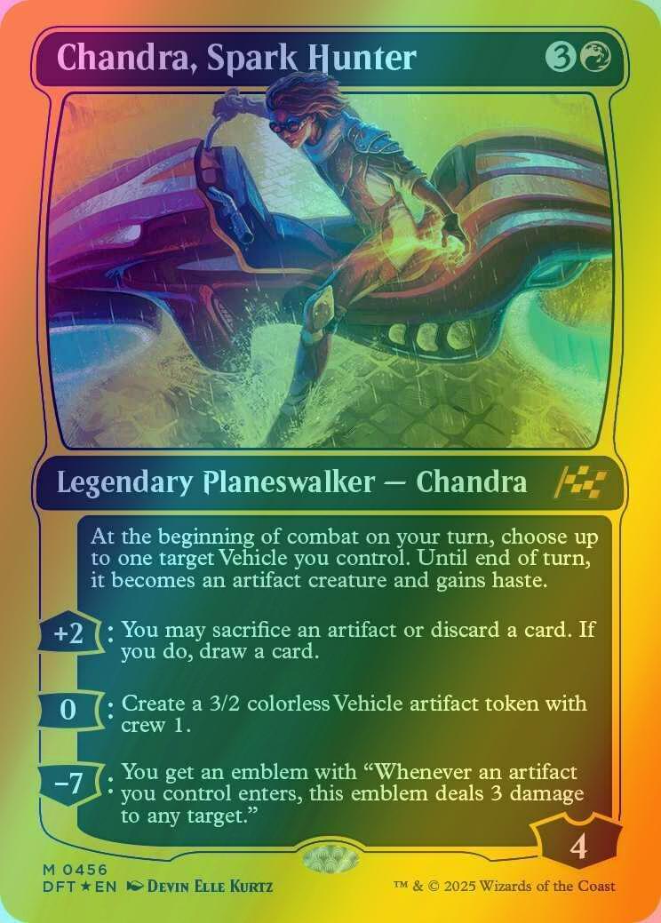 Chandra, Spark Hunter [456] [Aetherdrift] [First-place Foil]