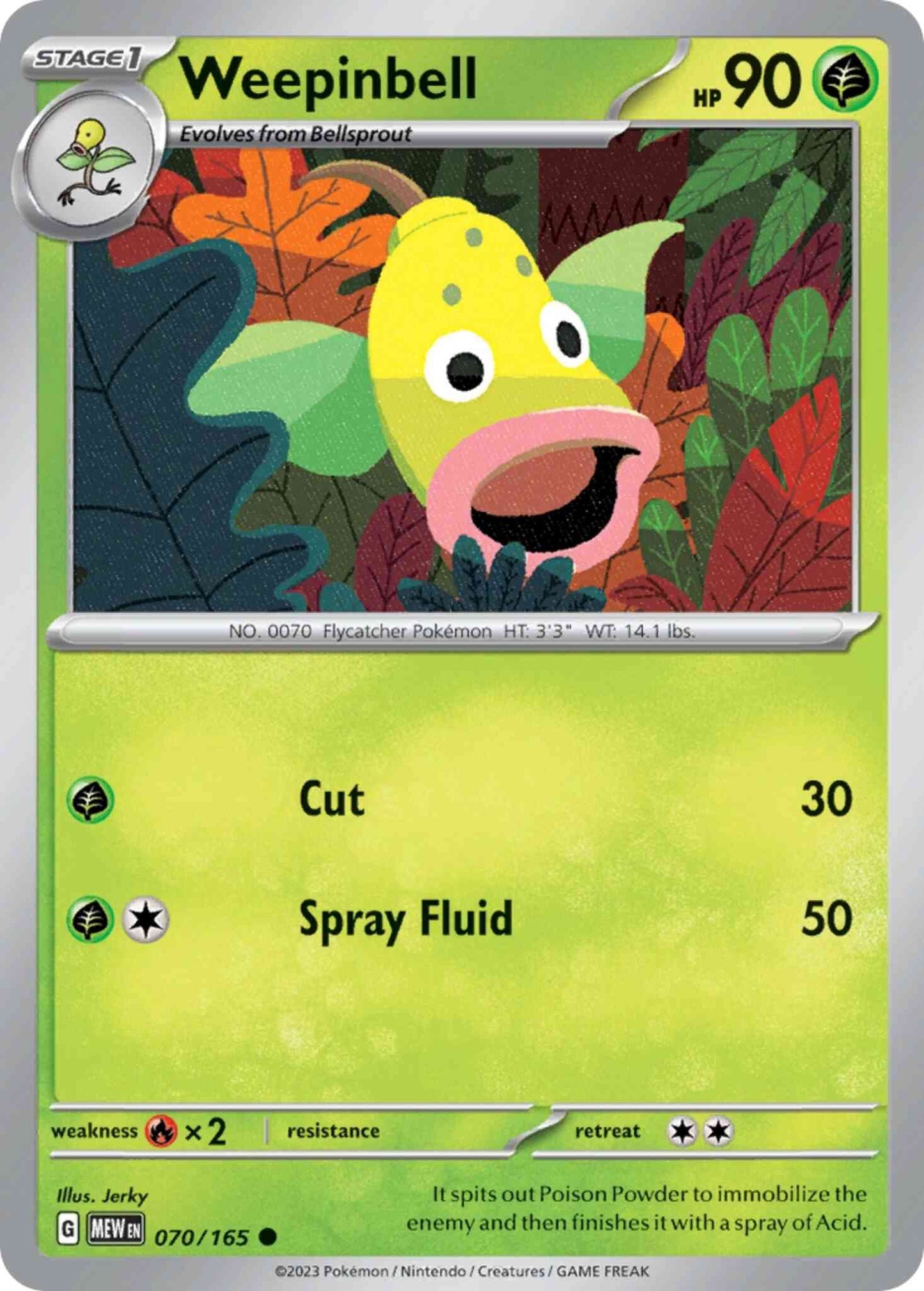 Weepinbell - 070/165 - Common [sv035-070] [Non-Holo]