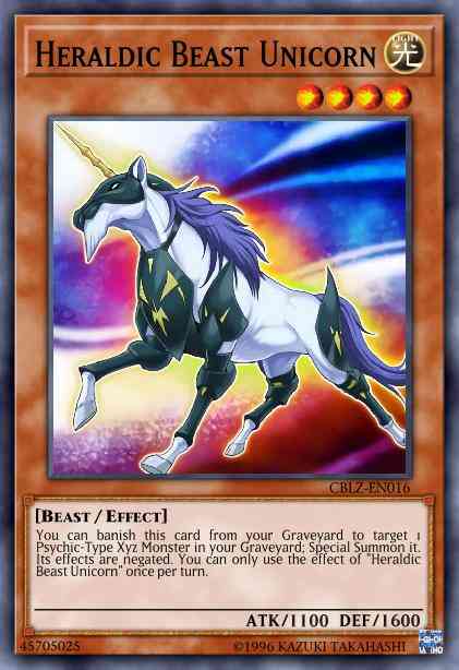 Heraldic Beast Unicorn - CBLZ-EN016 - Common - Unlimited