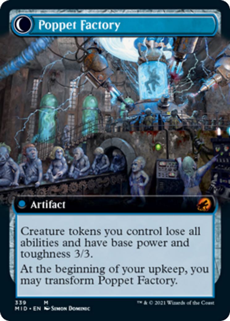 Poppet Stitcher // Poppet Factory [339] [Extended Art] [Innistrad: Midnight Hunt] [Non-Foil]