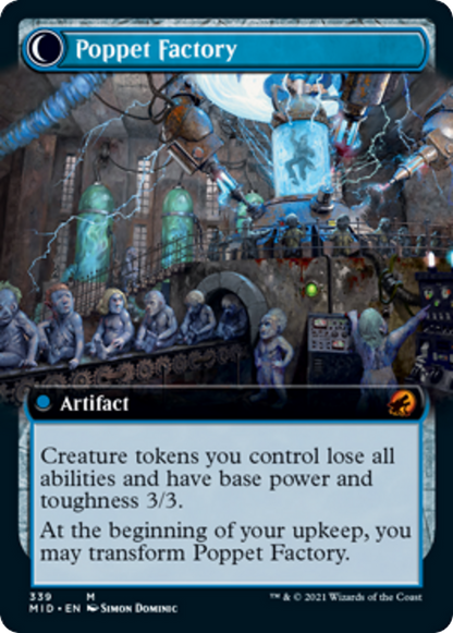 Poppet Stitcher // Poppet Factory [339] [Extended Art] [Innistrad: Midnight Hunt] [Non-Foil]