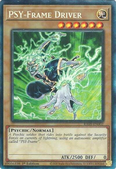 PSY-Frame Driver - RA05-EN002 - Collector's Rare - 1st Edition