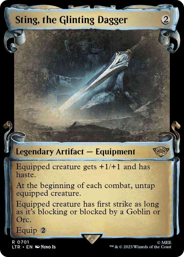 Sting, the Glinting Dagger [701] [Scrolls Showcase] [The Lord of the Rings: Tales of Middle-earth] [Non-Foil]