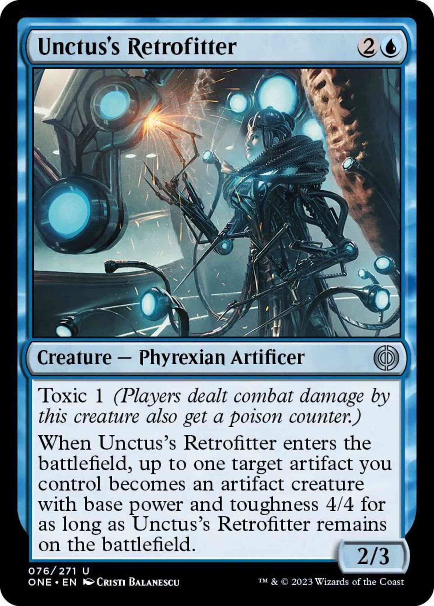 Unctus's Retrofitter [76] [Phyrexia: All Will Be One] [Non-Foil]