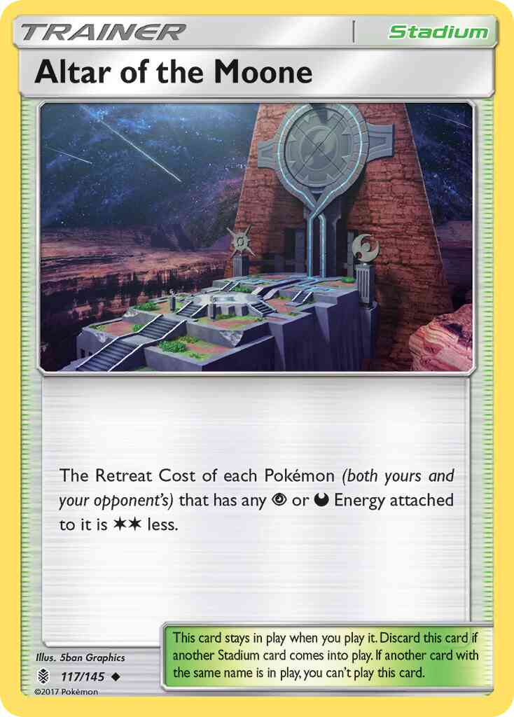 Altar of the Moone - 117/145 - Uncommon [sm2-117] [Reverse Holo]
